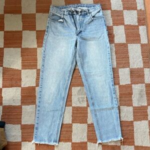 John Galt Straight Leg Jeans - Light Blue